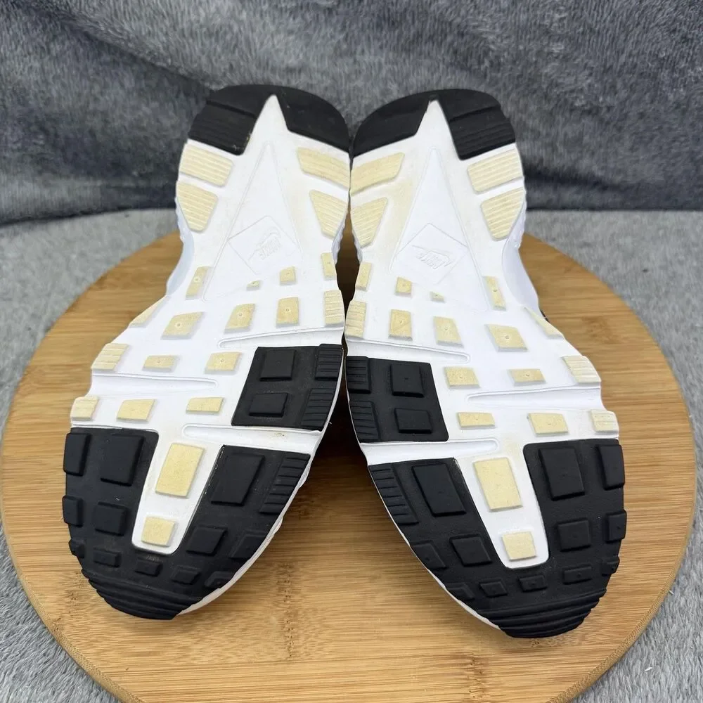 Nike Air Huarache Shoes Boys Size 5.5Y White Pink Athletic Sneakers 654275-104